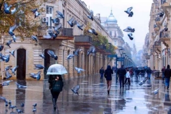 Çiskinli yağış yağacaq - ŞƏNBƏ GÜNÜNÜN HAVA PROQNOZU