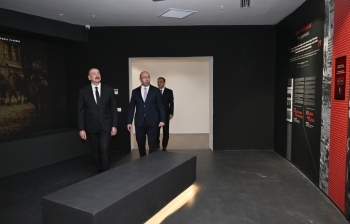 İlham Əliyev Gəncə Memorial Kompleksinin açılışında iştirak edib - FOTOLAR | FED.az