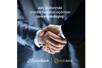 "TuranBank" "Habib American Bank"da ABŞ dollarında müxbir - HESAB AÇIB