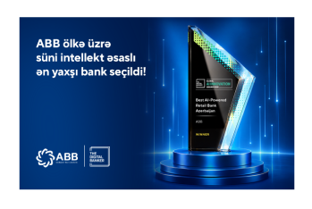 “The Digital Banker” - ABB-ni Azərbaycanın ən yaxşı süni intellekt əsaslı bankı seçib