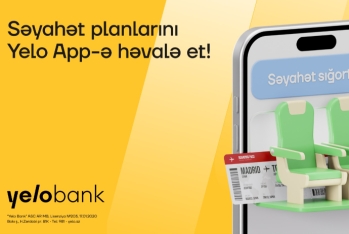 Səyahət planlarını Yelo App-ə - HƏVALƏ ET!