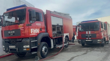 Logistika şirkətinə məxsus anbarda yanğın - Nazir yanğının baş verdiyi əraziyə gəlib - VİDEO - FOTOLAR | FED.az