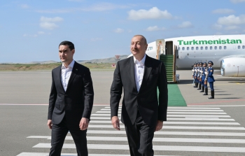 Sərdar Berdiməhəmmədov Füzuliyə gəlib - FOTOLAR | FED.az