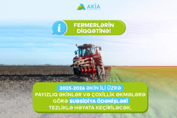 Fermerlərə subsidiya ödənişlərinə start verilir
