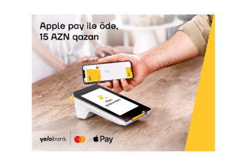 Yelo Mastercard kartı ilə Apple Pay ödənişlərində - 15 AZN QAZAN!