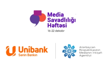 Unibank “Media savadlılığı” həftəsinə dəstək verir