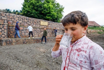 ЗАО «AzerGold» улучшило снабжение отдаленного села Човдар питьевой водой