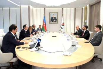SOCAR-ın prezidenti "Emerson Electric Co." şirkətinin Avropa regionu üzrə prezidenti ilə görüşüb