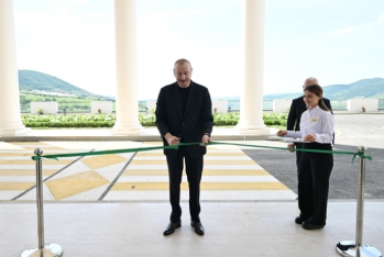 Prezident İlham Əliyev “Laçın” İstirahət Kompleksinin açılışında - FOTOLAR