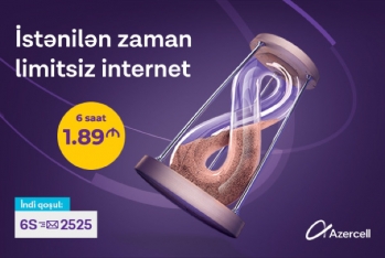 "Azercell"in yüksəksürətli mobil internetini çoxçeşidli və sərfəli internet paketlərilə - Kəşf Edin