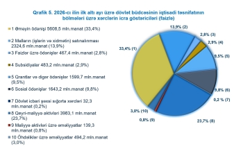 2026-cı ilin ilk 6 ayı üzrə büdcələrin icrasına dair məlumat - 2,4 MİLYARD MANAT ARTIQLIQ YARANIB | FED.az