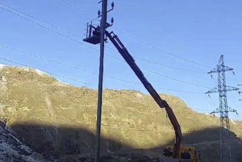 “Azərişıq” Kəlbəcər və Laçında yenidənqurma işlərini davam etdirir - VİDEO