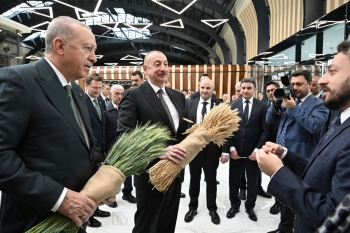 Laçın  Hava Limanının açılış mərasimi keçirilib, Azərbaycan və Türkiyə Prezidentləri iştirak edib - [red]VİDEO[/red] [b][red] - YENİLƏNİB[/red][/b] | FED.az
