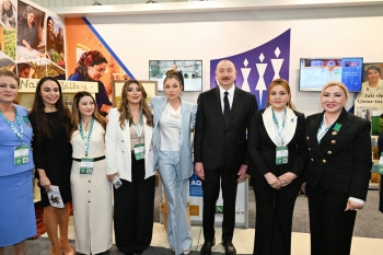 Prezident 19-cu “Caspian Agro Week” və 31-ci “InterFood Azerbaijan” sərgilərində - FOTOLAR | FED.az