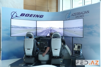“Boing 787 Dreamliner” təyyarəsinin simulyatoru geniş marağa səbəb olub - [red]FOTOLAR[/red] | FED.az