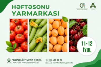 Bakıda növbəti “Kənddən Şəhərə” həftəsonu yarmarkası təşkil olunacaq - ÜNVANLAR