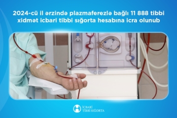 Plazmaferez icbari tibbi sığorta təminatına daxildir