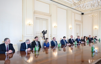 İlham Əliyev Slovakiya Milli Şurasınin sədrini qəbul edib | FED.az