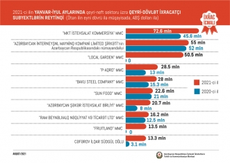 Azərbaycana ən çox pul gətirən - QEYRİ-NEFT MƏHSULLARI AÇLQLANDI - SİYAHI - MƏBLƏĞLƏR | FED.az