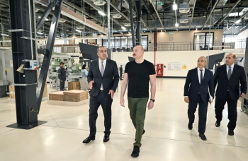 58 milyon investisiya, 400 işçi, 120 brend məhsul - İlham Əliyev Ağdamda tütün məhsulları müəssisəsinin açılışında - FOTOLAR | FED.az