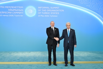İlham Əliyev Türküstanda TDT-nin qeyri-rəsmi Zirvə görüşündə iştirak edir