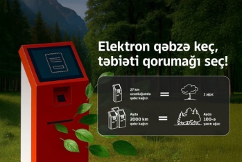 [red]"Milliön"dən yaşıl təşəbbüs:[/red]  elektron qəbzlərlə təbiəti qoruyaq! | FED.az