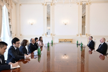 İlham Əliyev Asiya İnkişaf Bankının nümayəndə heyətini qəbul edib - FOTOLAR