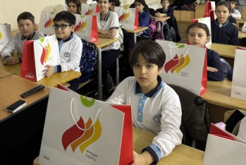 “Atəşgah” Sığortadan məktəblilərə maarifləndirici təlim - FOTOLAR