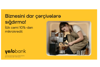 Yelo Bank-dan biznesini genişləndirmək istəyənlərə - ÖZƏL FÜRSƏT