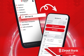 Ziraat Bank Azərbaycan müştəriləri üçün “ƏDV Geri Al” funksiyasını - İSTİFADƏYƏ VERDİ