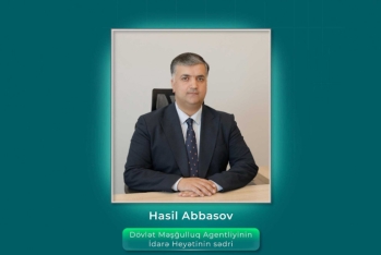 Dövlət Məşğulluq Agentliyinə yeni sədr təyin edilib