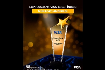 Expressbank VISA tərəfindən - MÜKAFATLANDIRILDI