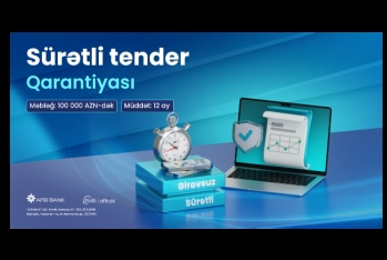  AFB Bank-ın “Sürətli Tender Qarantiyası” məhsuluna - MARAQ ARTMAQDADIR!