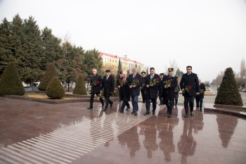 Şəmkirdə ötən ilin yekunlarına həsr olunmuş geniş hesabat tədbiri keçirilib - [red]FOTOLAR[/red] | FED.az