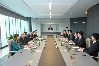 Nazir Çin şirkətinin vitse-prezidenti ilə görüşüb, Hacıqabulda həyata keçirilən layihə müzakirə olunub