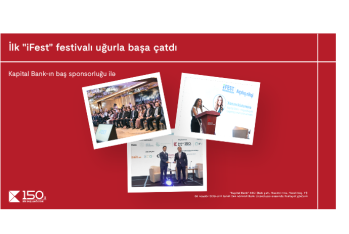 Kapital Bank-ın baş sponsorluğu ilə “iFest-İnnovasiya və Texnologiya” festivalı - BAŞ TUTUB