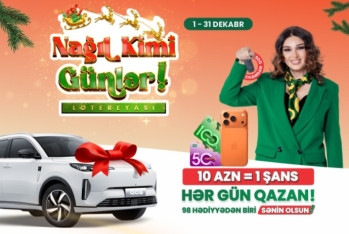 “OBA” marketlər şəbəkəsi Yeni il münasibətilə “Nağıl kimi günlər” lotereyasına start verdi - VİDEO 