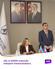 [red]Azər Türk Bank[/red] və Bakı Ali Neft Məktəbi arasında anlaşma memorandumu - [b]İMZALANIB[/b] | FED.az