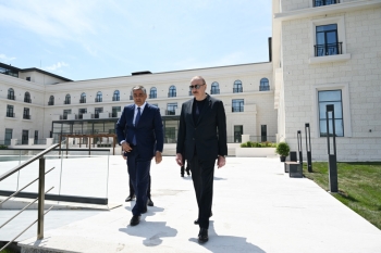 Prezident İlham Əliyev “Laçın” İstirahət Kompleksinin açılışında - FOTOLAR | FED.az