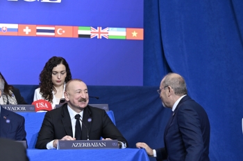 İlham Əliyev Vaşinqtonda Sülh Şurasının ilk iclasında iştirak edib - FOTOLAR | FED.az