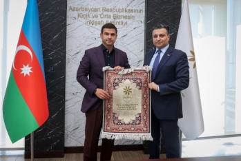 KOBİA sədri ilə ATİB İdarə Heyətinin üzvləri arasında görüş keçirilib - FOTOLAR