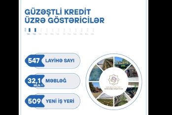 2 ayda 547 layihə üzrə 32,1 milyon manat güzəştli kredit verilib