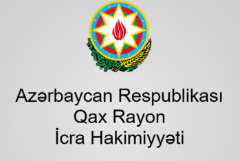 Qax Rayon İcra Hakimiyyəti - TENDER ELAN EDİR