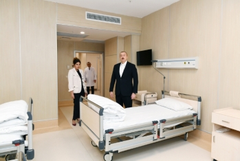 Prezident Bakıda böyük klinikanın - AÇILIŞINDA