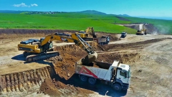 Muğanlı-İsmayıllı-Qəbələ avtomobil yolunun tikintisinə başlanılıb - FOTO | FED.az