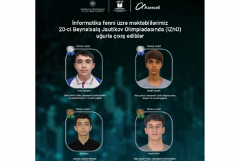 Школьники, поддерживаемые Azercell, успешно выступили на международном интеллектуальном соревновании по информатике