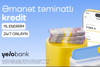 Yelo App-də əmanət girovlu kredit artıq - ONLAYNDIR!