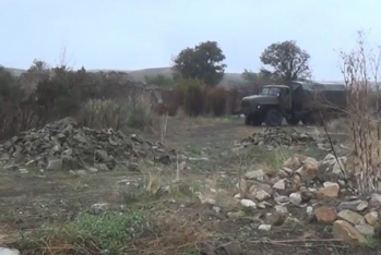 İşğaldan azad edilən Çaxırlı kəndinin - Videogörüntüləri