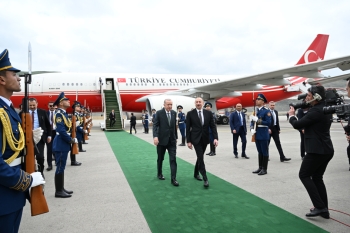 Laçın  Hava Limanının açılış mərasimi keçirilib, Azərbaycan və Türkiyə Prezidentləri iştirak edib - [red]VİDEO[/red] [b][red] - YENİLƏNİB[/red][/b] | FED.az