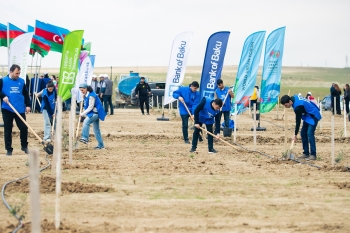 Bank of Baku-dan 1 milyon ağac hədəfinə -[red] DƏSTƏK[/red] | FED.az